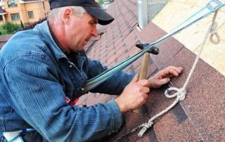 Roofing Sites in College Station, TX - roofer installing shingle roofs